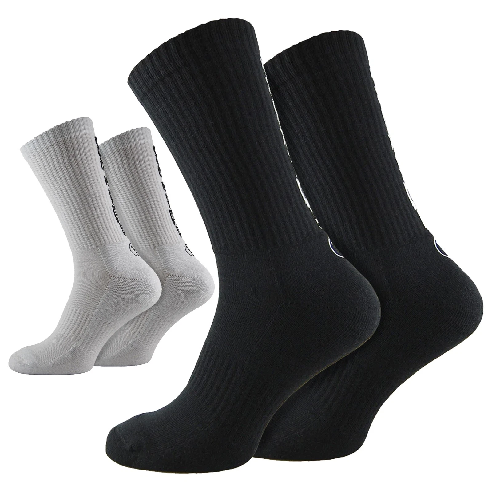 Mens Sport Socks by Toe Rags 2 Pack Crew Socks Size 7 8 9 10 11 12