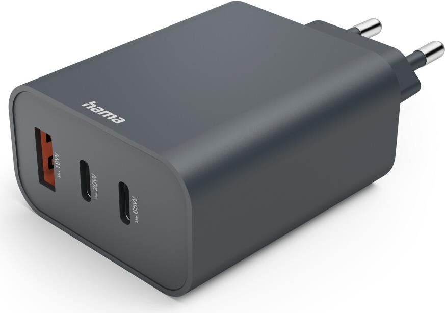Hama 00086445 Caricatore Rapido 65W USB-C - Ideale per Smart Working