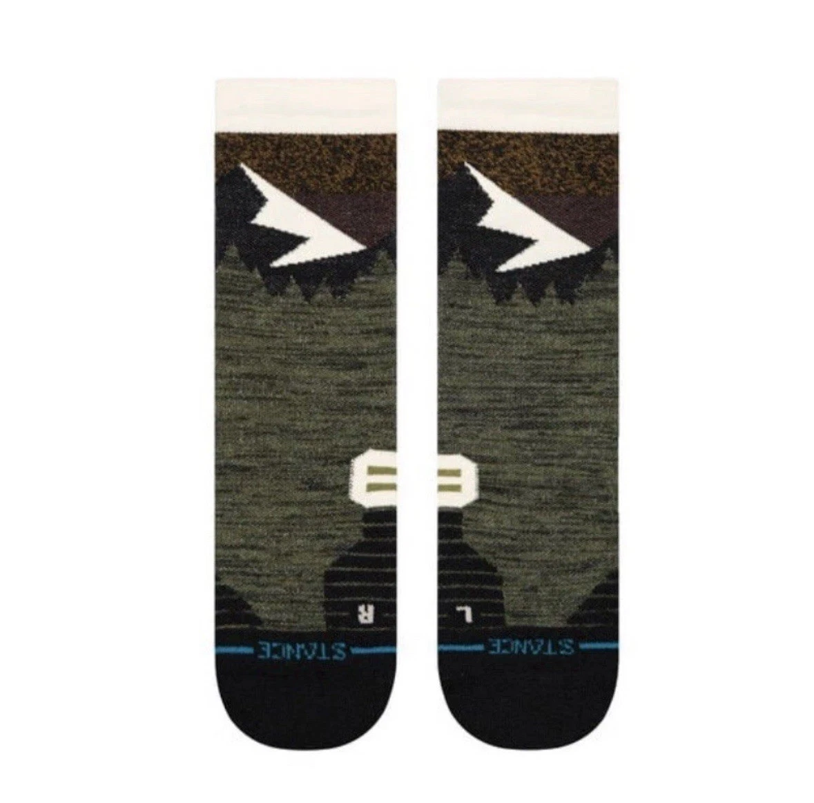 Stance Merino Mid Wool Performance Crew Height Socks Men’s Size Large 9-12 NWT