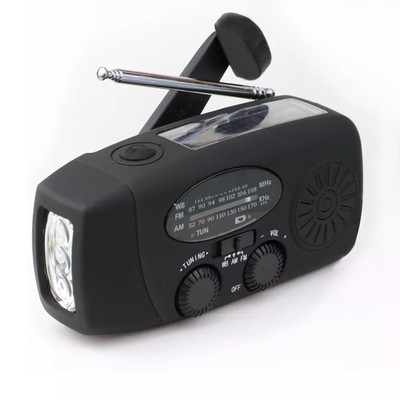 Thea s Heritage Beacon Emergency Crank Solar NOAA Radio Flashlight Power Bank