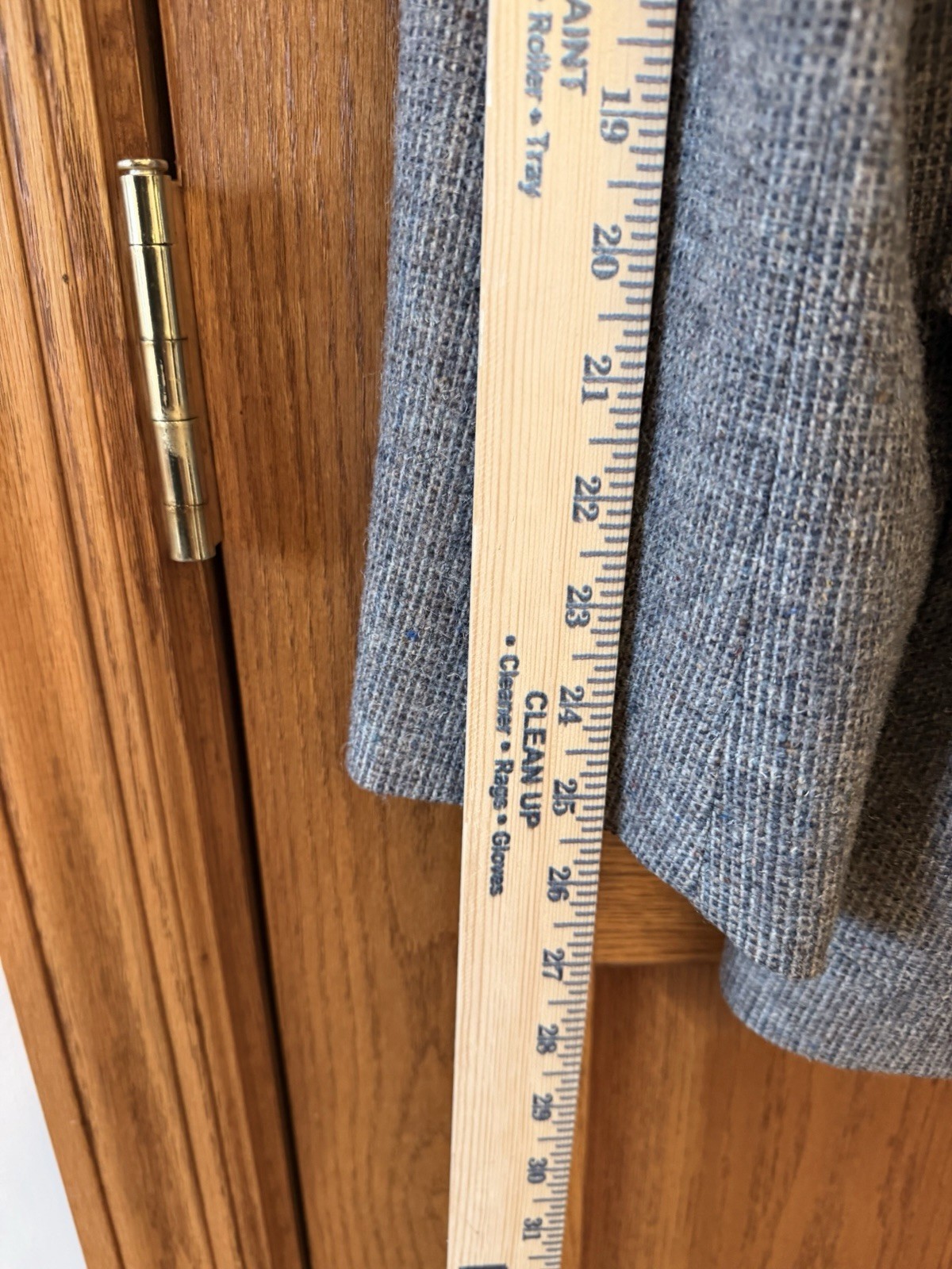 Pendleton Wool Blazer Jacket Men 46 Gray Elbow Pa… - image 8