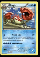 Pokemon Kingler 14/119 Phantom Forces Non Holo Uncommon 2 Card Lot