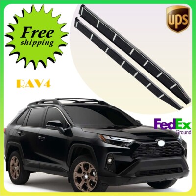 Passt für RAV4 2019-2023 2024 2PCS Fixed Running Board Side Step Pedal Nerf Bar
