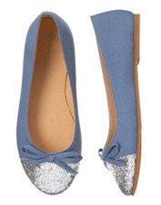 NWT Gymboree Eiffel Flowers Blue Flats 5,9,10,11,12,13,1,2,3,4