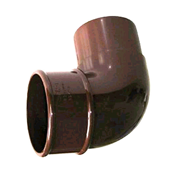 Floplast Down Pipe RBM1BR 50mm Miniflo - 92.5 Degree Offset Bend - Brown