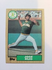 1987 TOPPS JOSE RIJO #34 NM