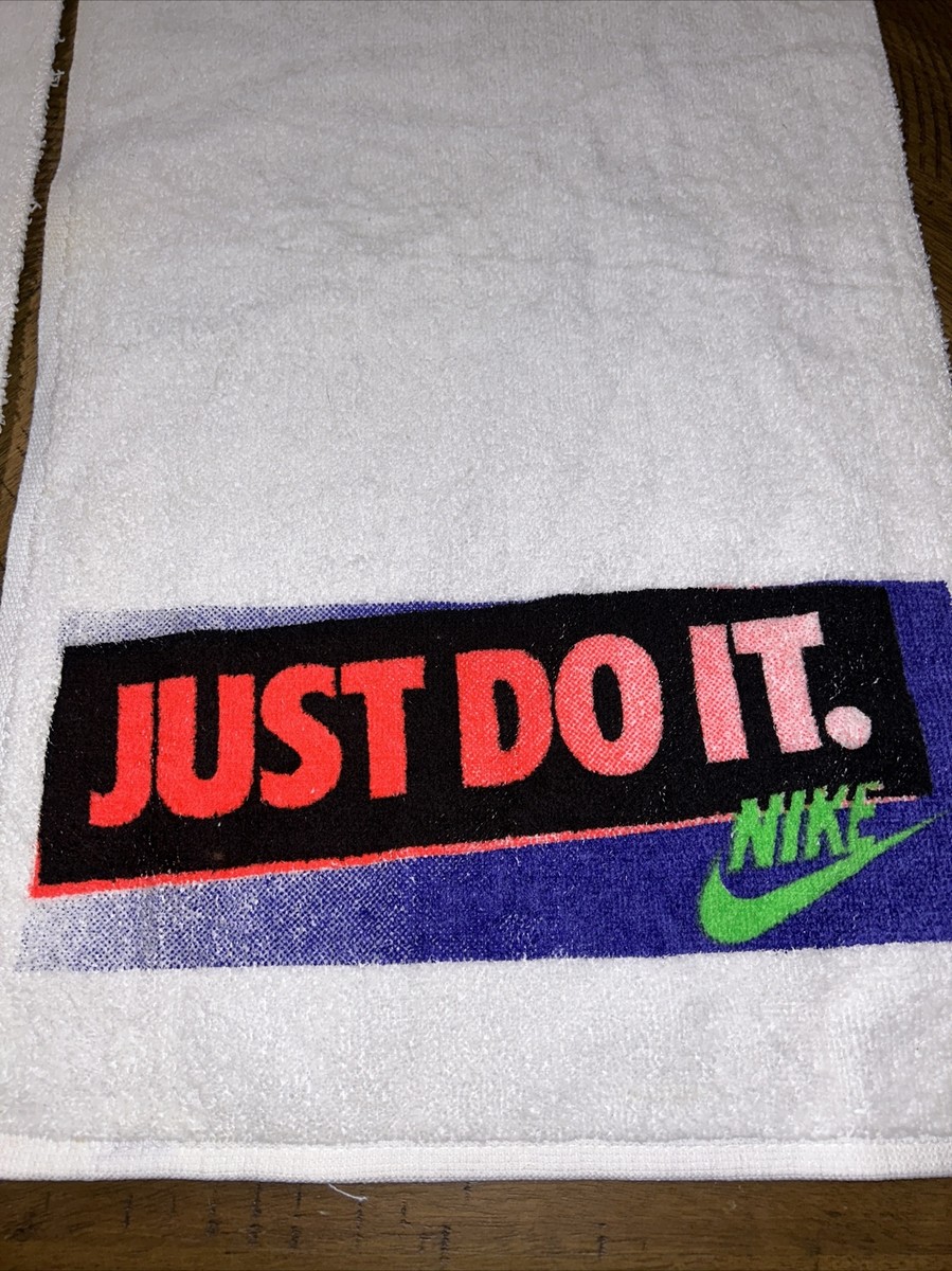 Lot Of 2 Vintage 90's Just Do It Nike Towel New ! Never Used