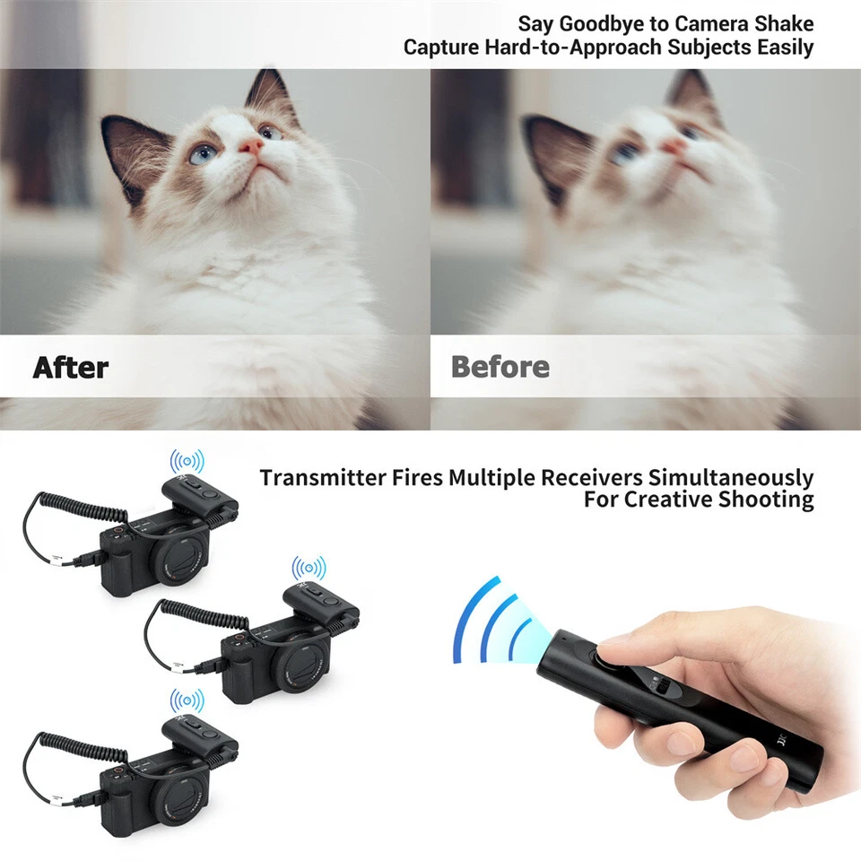 JJC Wireless Remote Control Shutter Release for Sony Cameras Replace RM-SPR1 - Image 2 of 4