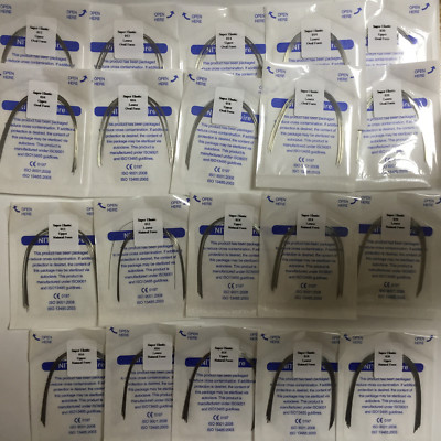 20 Confezioni Di Archi Ni Ortodontici Dentali Forma Naturale