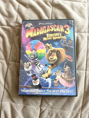 🦁 Madagascar 3: Europe's Most Wanted (DVD) W2 97361169941| eBay