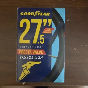 Bicycle Tube Presta Valve Goodyear 27.5" X 2.1” - 2.4” New