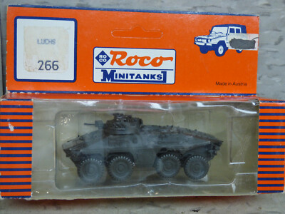 Roco Minitanks (NEW) 1/87 Z-266 Modern German Luchs Amphibious Tank Lot# 766X