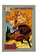 Excellent: Vintage 1992 Impel DC Comics Crimson Fox Trading Card