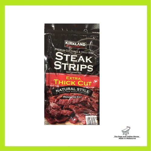 Kirkland Extra Thick Cut Steak Strips Beef Jerky 300g Bulk Buy eBay