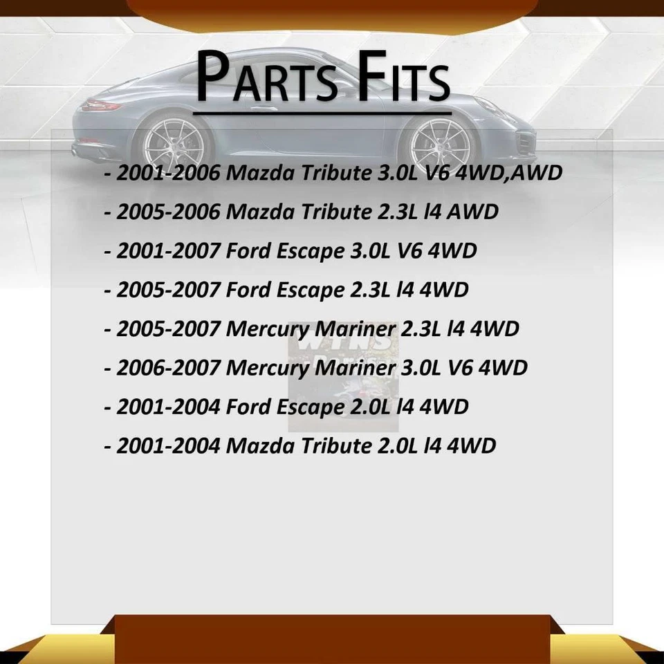 Se adapta a Ford Escape Cardone 2001 2002 2003 2004 2005 2006 eje trasero 2x CV Foto 2 de 4