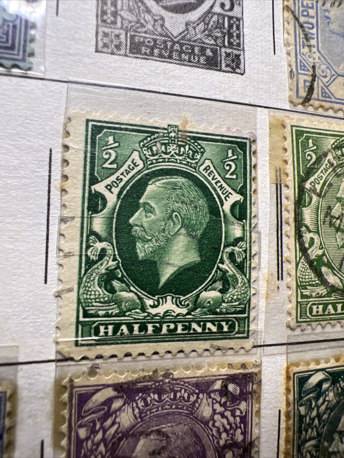 Extremely Rare Stamp Half Penny King V stamp 1921 eBay