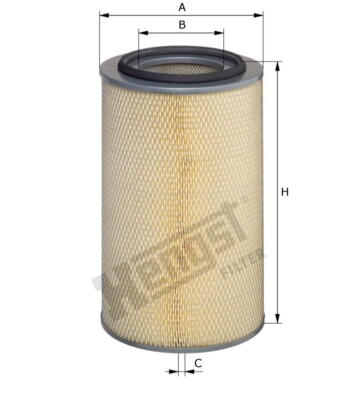 Luftfilter-Einsatz Hengst E116L MANN C 23 440 MAHLE LX 227