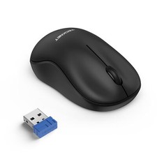 Small Wireless Mouse 2.4G Ergonomic Portable Mouse Small Cordless Mouse Wirel...