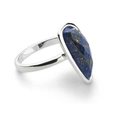 Kit Heath Coast Pebble Lapis Lazuli Ring Sterling Silver Size 6.5 NWT