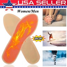 Heated Shoe Insoles Sock Feet Heater Foot Pads Winter Warmer Insole Disposable
