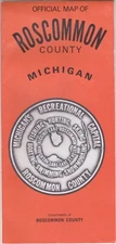 1975 Official Map of Roscommon County Michigan