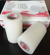 3M Transpore Clear Tape Surgical 3" x 10 yards Roll - 1, 2, 4, or 8 rolls