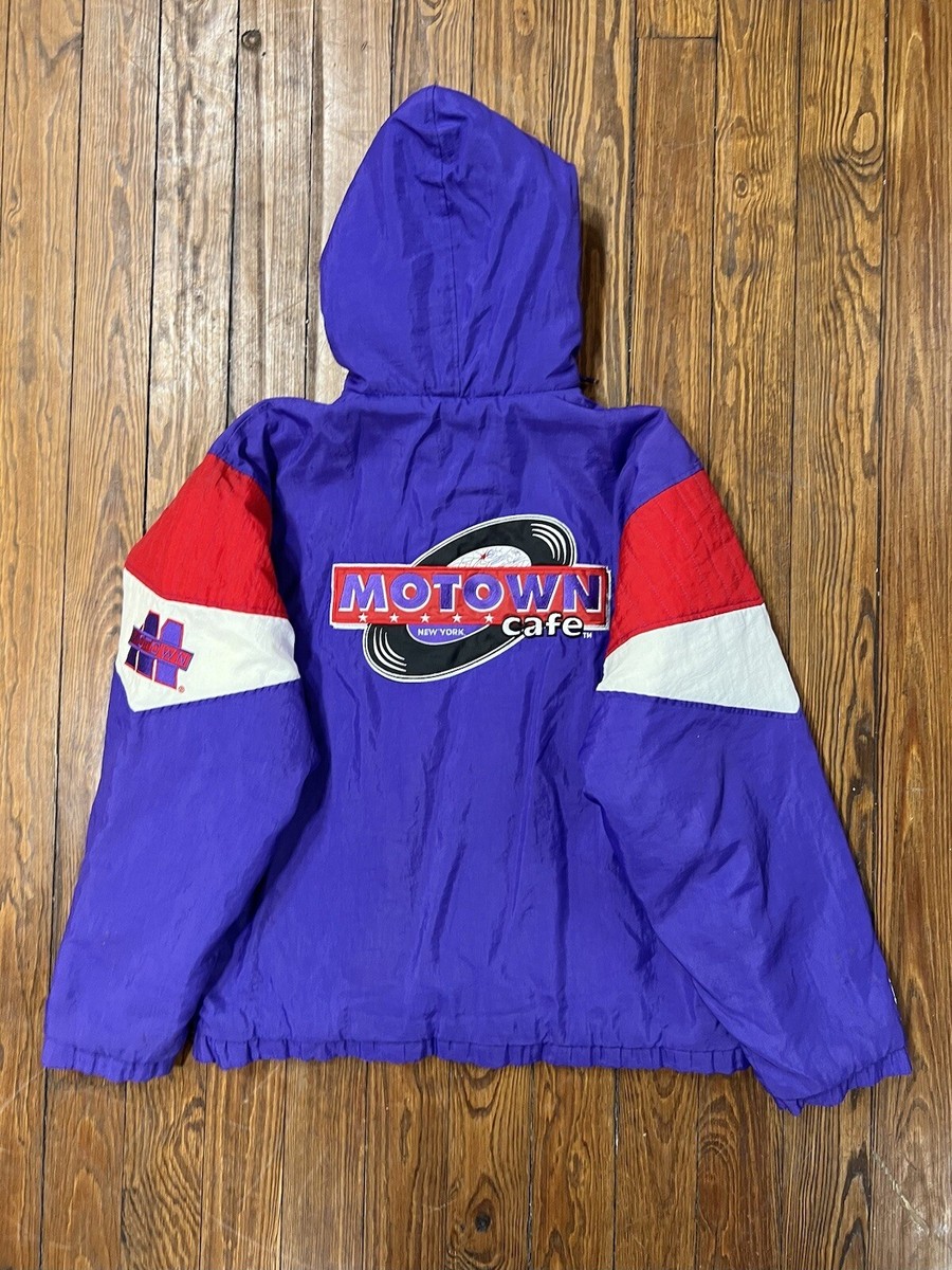 Motown Cafe New York Vintage 90s Jacket Starter Pullover Motown Cafe New York Vintage 90s Jacket Starter Pullover