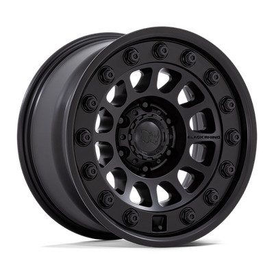 18x8.5 Black Rhino BR012 Outback Matte Black Wheels 6x5.5 (0mm) Set of 4