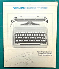 1968 REMINGTON PORTABLE TYPEWRITER Operating Instructions and Typing Course PB thumbnail