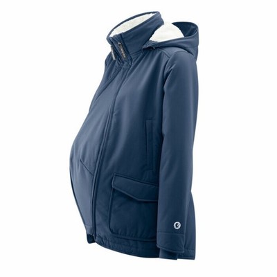 Mamalila Cosy Allrounder Allwetter-Tragejacke Navy - Neu