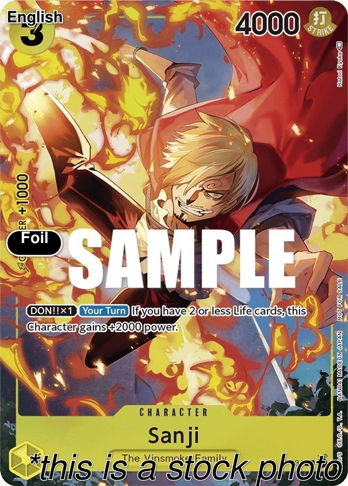 Sanji P-034 One Piece Promotion Cards for sale | eBay