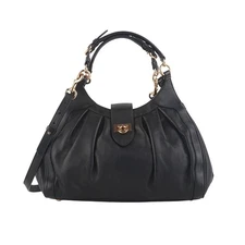 Salvatore Ferragamo 21 D228 Gold Gancho Shoulder Bag 35999 147660314