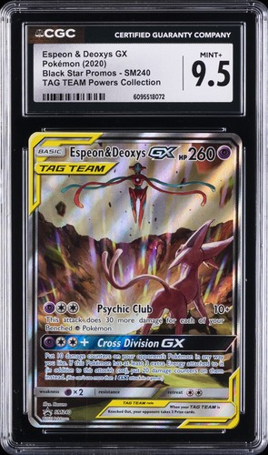Espeon & Deoxys-GX graded CGC 9.5 for sale on eBay