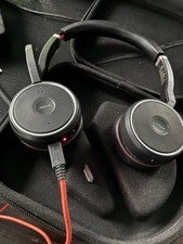 Jabra Evolve 75 HSC040W Wireless Bluetooth Headset w/case