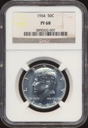 1964 Kennedy Half Dollar NGC PF 68