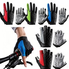ROCKBROS Breathable Anti  Slip Cycling Gloves MTB Bike Half / Full Finger Gloves