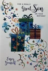 SON BIRTHDAY CARD BIRTHDAY PRESENTS 7”x5” FREE P&P