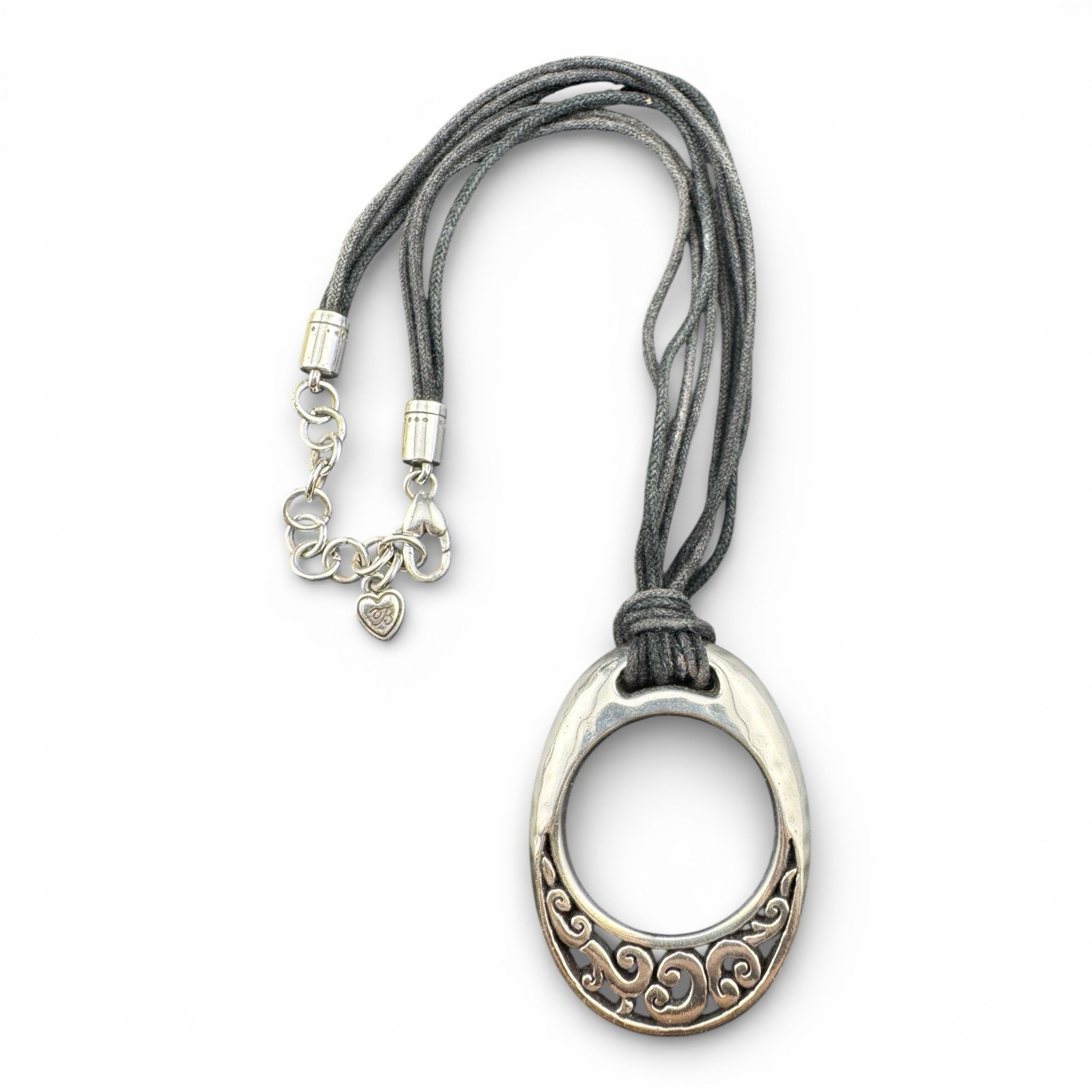 Elegant Brighton Eclipse Scroll Oval Silver Plate… - image 3