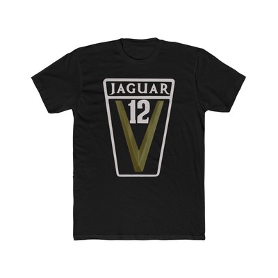 Jaguar XJ-S V-12 Badge T-Shirt- Men's