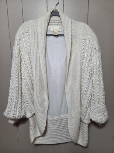 Vintage Imago cream Knit Cardigan Size Small