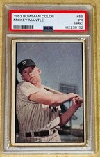 1953 Bowman Color Mickey Mantle #59 PSA 1 (MK)