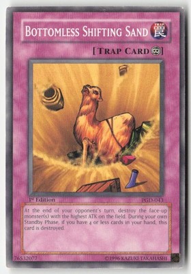 Yugioh - Bottomless Shifting Sand PGD-043 1st Edition - Common