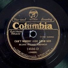 Blind Willie Johnson - Columbia 14556 78 RPM 
