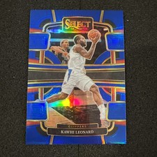 2023-24 Panini Select - Concourse Blue Prizm #24 Kawhi Leonard