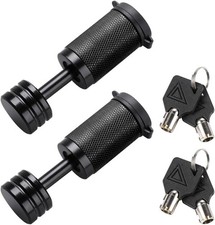 Trailer Tongue Coupler Lock - Dia 1/4" - 7/8" Span - Latch-Type - Latch-Type