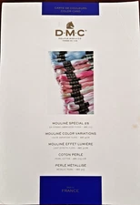 DMC Color Card ~  Embroidery Floss, Pearl Made,Thread Samples