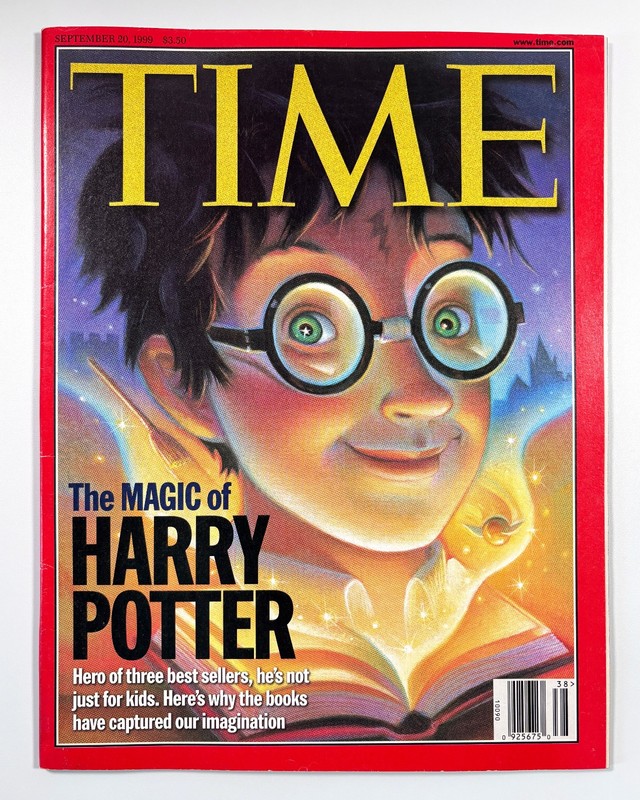 TIME September 20, 1999 Harry Potter 1st cover NEWSSTAND Magazine