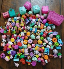 HUGE Shopkins Lot 130 Pieces Moose Toys Mixed Figures Food Accessories