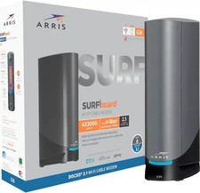 ARRIS - SURFboard DOCSIS 3.1 Multi-Gig Cable Modem  Wi-Fi 6 Router Combo - Blac