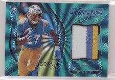 2020 Certified New Generation Jerseys Mirror FOTL Teal 25/50 Joshua Kelley xr1